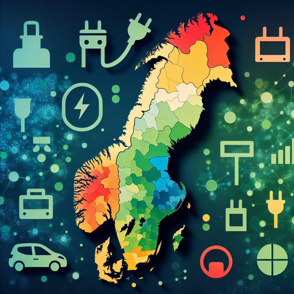 Laddinfrastruktur för elbilar i Sverige, täckningsanalys per region